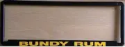 Bundy Rum Girl number plate frames Bundaberg Custom plates license 37 x 13 cm