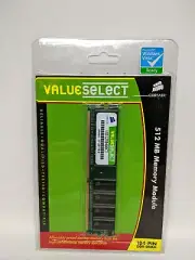 Corsair VS512MB400C3 512MB DDR PC3200 CL=3 non-ECC DDR400 2.6V 64Meg x 64 NEW