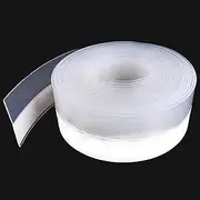32.8FT Transparent Silicone Weather Stripping Door Seal for Doors Windows Shower Glass Gap, No Residue Glass Shower Door Seal Strip Under Door Draft Stopper Silicone Sealing Tape