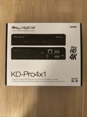 Key Digital KD-Pro 4x1 HDMI Switcher & A/C Adaptor Brand New In Box