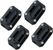 Motorcycle Rear Wheel Stand 1/2/4PCS Motorcycle Engine Crash Bar Decorative Bumper Protection Block Engine Bumper Guard Blocks Fit for 22/25/28mm Lift Stand(4pcs)