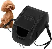 Small Dog Car Seat | Dog Armrest Car Seat with Safety Belt - Portable Puppy Crate Carrier for Outdoor Travel Driving Taxi Ride Sharing Daily Commute