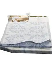BedBath & Beyond EverHome Medallion Skyway Gray Cotton 14in X 90in