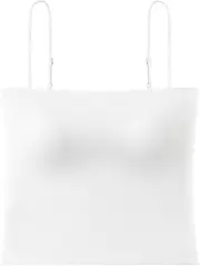 [Oshhni] Womens Camisole Tank Top Vest Women Crop Top Tank Camis Fashion Comfortable Spaghetti Strap Bralette Bra for Beach Nightclub