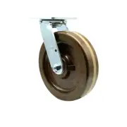 8 Inch High Temp Phenolic Wheel Swivel Caster with Bronze Bearing SCC