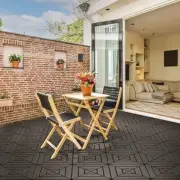 VANCASTLE Plastic Interlocking Deck Tiles, 11.8"x11.8"(Pack of 27FlooringOutdoor