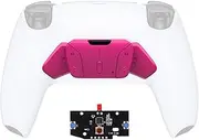 Turn Rise to RISE4 Kit – Redesigned Nova Pink K1 K2 K3 K4 Back Buttons Housing & Remap PCB Board for PS5 Controller eXtremeRate Rise & RISE4 Remap kit - Other Accessories NOT Included