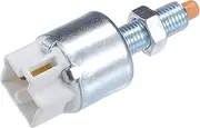 X AUTOHAUX Brake Stop Light Lamp Switch No.8434047020 Brake Pedal Control Switch for Toyota Corolla 2005-2008 Plastic Silver Tone White