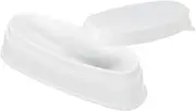Portable White Nail Dipping Powder Tray DIY Nail Art Tool Manicure Mould ABS Material Nail Container