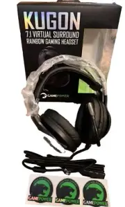GAMEPOWER KUGON WIRED LED 7.1 Surround Sound 50MM Drivers Gaming Headset