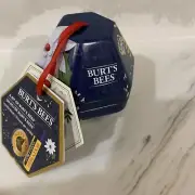 Burt's Bee Vanilla Bean, Lip Balm & Lemon Butter Cuticle Cream New Holiday Ornam