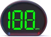 Heads-Up Display for Cars Digital GPS Car ometer Plug and Play Non-Destructive Installation 3inch Large Screen Display Green MPH