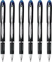 Uni-Ball Jetstream Rollerball Pen, 1.0mm, Bold Point, 6-Count (Blue, Bold)