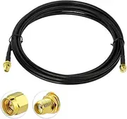 YAOTIANDIANZI Eightwood SMA Female Bulkhead to Male Antenna Cable Fit for 4G LTE Mobile Cell Phone Signal Booster Repeater Software Defined Radio