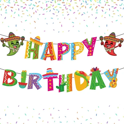 Cinco De Mayo Decorations, Birthday Decorations, Mexican Party Decoration, Party