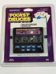 RADICA Pocket Dueces Royal Flush 3000 MODEL 1315 Handheld Electronic Game SEALED