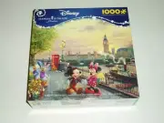 Thomas Kinkade Jigsaw Puzzles Mickey and Minnie in London NIB
