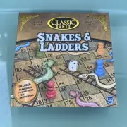 Classic Games Snakes & Ladders 2-4 Players Ages 6+ (NIB) Sealed