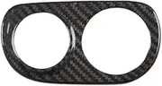 Compatible for Ferrari 458 2011-2016 Dry Carbon Fiber Car Headlight Switch Buttons Frame Cover Trim Sticker Interior Accessories