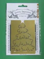 Embossing Template Stencil Lasting Impressions Evergreen Tree