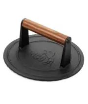 - Cast Iron Grill Press, 8.5”, Cast Iron Smash Burger Press, Burger Smasher