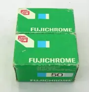 Fujifilm Fujichrome 50 Professional expired 35mm color slide film - 2 rolls