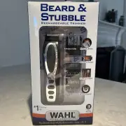 Wahl Cordless Beard Clipper Mustache Trimmer Stubble Rechargeable 5598-4101 New