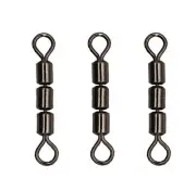 20pcs High Speed 3 Roller Swivels 3 Bead Rolling Chain Swivel 6 Sizes