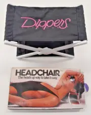 1980's NOS Vintage Dippers California HeadChair Head Rest Pillow In Original Box