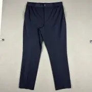 NWT J Crew Pants Mens 36x32 Blue Destination Tech Twill Drawstring Career K0711