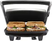 H C Sandwich Cafe Press Anko 4 Slice Stainless Steel Non Stick Deep Dish Grill Toaster