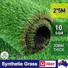 Artificial Grass Synthetic Fake Lawn 10SQM Turf Plastic Plant 30mm Outdoor New
