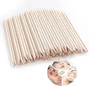Taicols 400 PCS Eyebrow Wooden Wax Sticks, Double Sided Eyebrow Wax Spatula Sticks, Wax Applicator Sticks for Lip Nose Face Hair Removal Smooth Skin Use,for Home Spa Hair Removal Smooth Skin Use