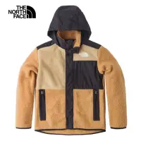 在飛比找momo購物網優惠-【The North Face 官方旗艦】北面兒童卡其色舒適