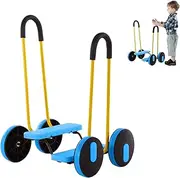 Balancing Exercise Scooter, Sensory Training Equipment, Outdoor Sports Toys, Exercise Toys for -Children in Bright Colors, Coordination Enhancement Tools & Safe Design PE for Preschoolers Kids Pedal