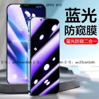 在飛比找蝦皮購物優惠-抗藍光防窺滿版玻璃貼 Oppo R15 R17 Pro AX