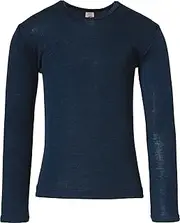 [Aeuln] Engel Children's Long-Sleeved Wool Silk, Navy, 104 cm