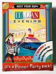 Italian Evening Host Your Own Audio CD Music and Games Dinner Party Pack