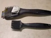 11 In. Beefy Grill Brush w/Mini Basting Brush