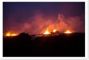 2018 Volcanic Fissures Pahoa Hawaii Kīlauea Volcano Silver Halide Photo