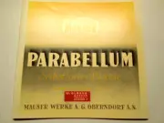 Original Foldout Manual Mauser Parabellum 9mm Luger and 7.65mm P08 From Zurich