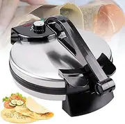 1800W Electric Roti Maker – 10-Inch Automatic Chapati & Tortilla Machine with Adjustable Temperature, Double-Sided Heating & Non-Stick Surface for Naan, Pita & More