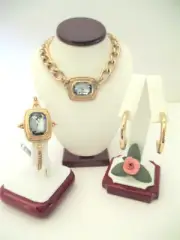 Brighton "PEACEFUL PRESENCE" Necklace-Earring-Bracelet Set (MSR$200) NWT/Pouch