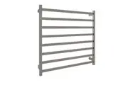 AGUZZO EZY FIT Heated Towel Rail - Flat Tube - Dual Wired - (W900mm x H920mm) - Polished SS