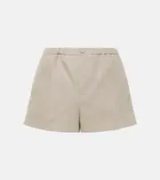 [Valentino] Valentino Linen canvas shorts AU 14 beige