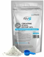 NVS CREATINE ETHYL ESTER HCL POWDER KOSHER -BUILD MUSCLE- CEE USP GRADE USA