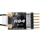 Radiomaster R84 V2 4CH Compatible PWM RC Receiver for Frsky D8 D16 SFHSS Radiomaster TX12 T16S Transmitter