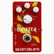 CALINE CP-37 DRIFTER Seven Delays Multi-Delay Guitar Effects Pedal New
