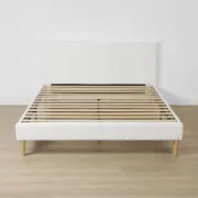 Queen Bed Boucle Bed Frame