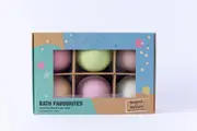 Tilley Scents of Nature Bath Favourites Scented Bath Fizz Gift Pack Limited Edition 6x 100g FG1394